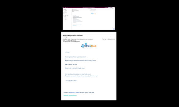 Registrant Confirmation Email